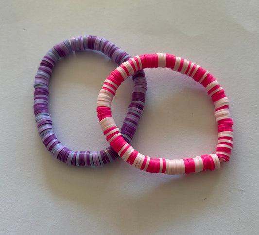 Flamingo pop and purple mist duo