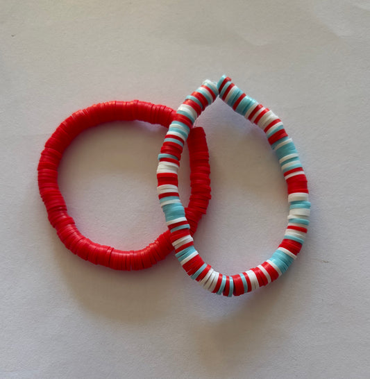 Red and fourth of July duo