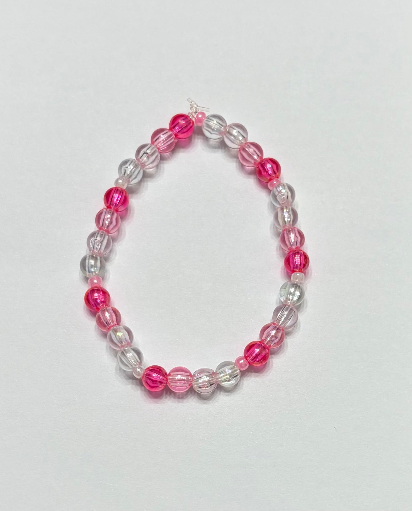 Pink care bear bracelet